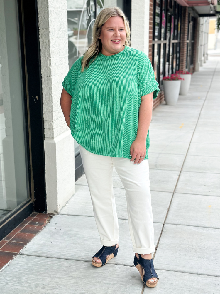 The Micah Top - Kelly Green