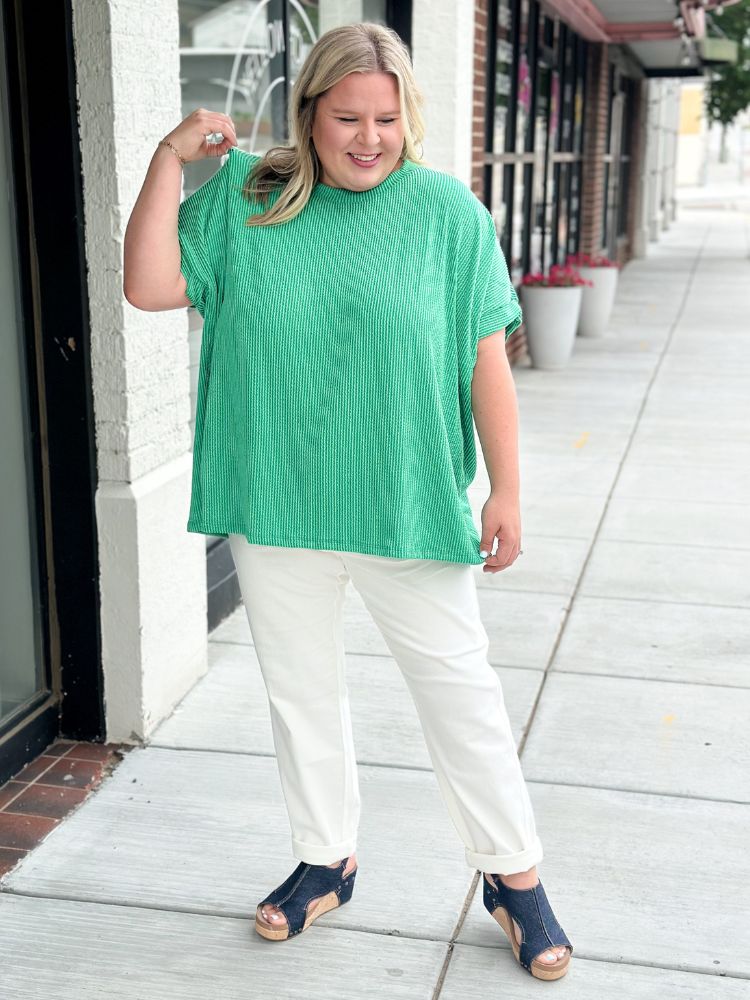 The Micah Top - Kelly Green