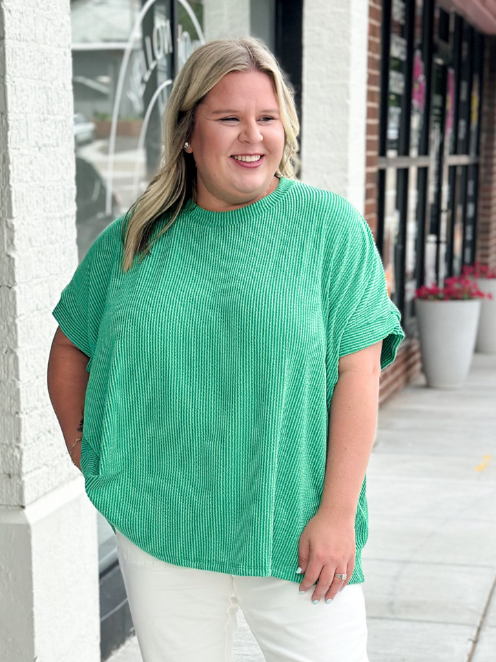 The Micah Top - Kelly Green