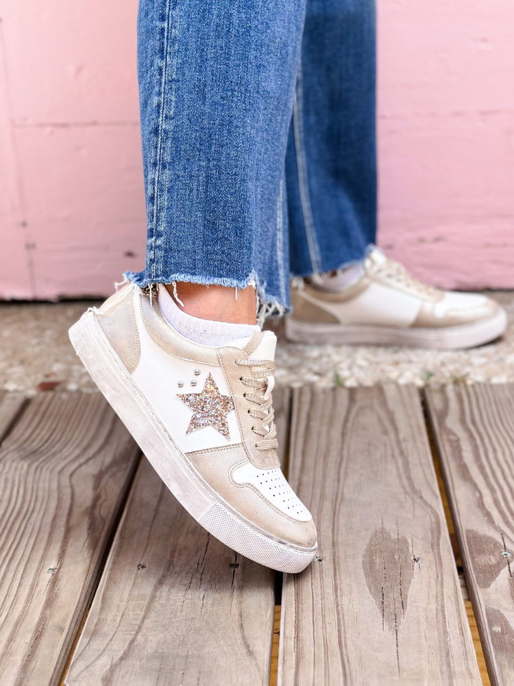 Constellation Sneakers - Gold