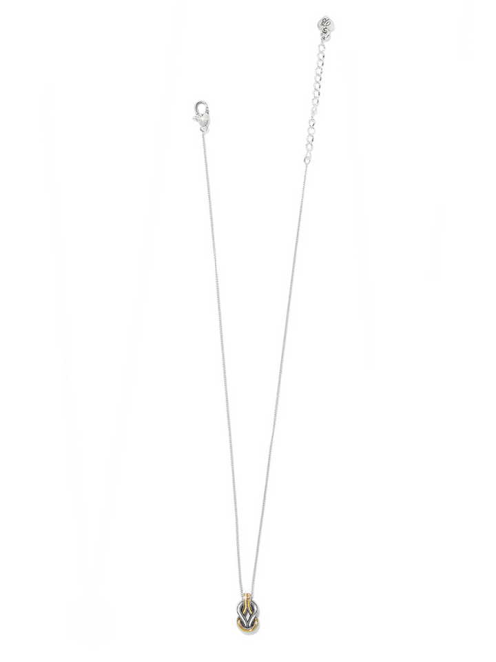 Brighton: Interlok Harmony Two Tone Petite Necklace