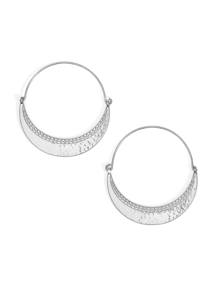 Brighton - Palm Canyon Large Silver Hoop – YellowHouse Market & Boutique