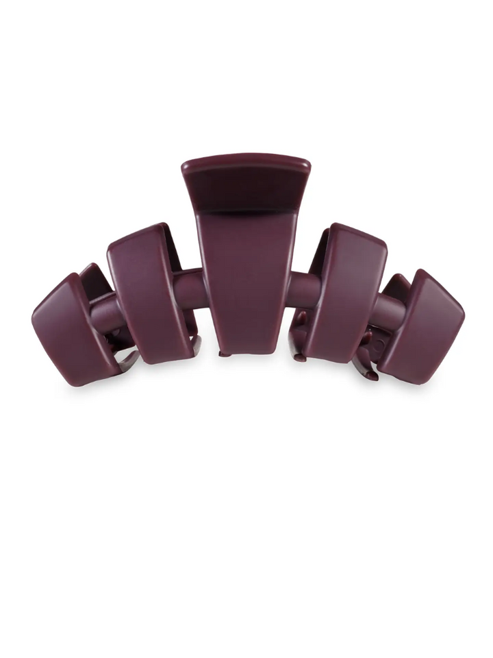 Teletie Classic Large Hair Clip - Burgundy Bliss