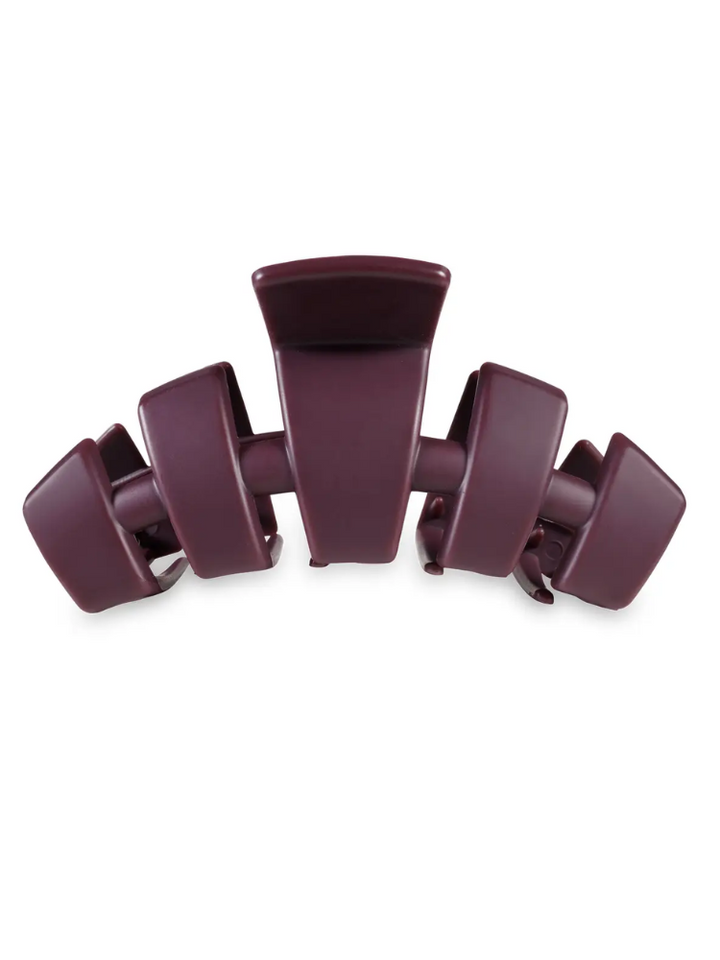 Teletie Classic Medium Hair Clip - Burgundy Bliss