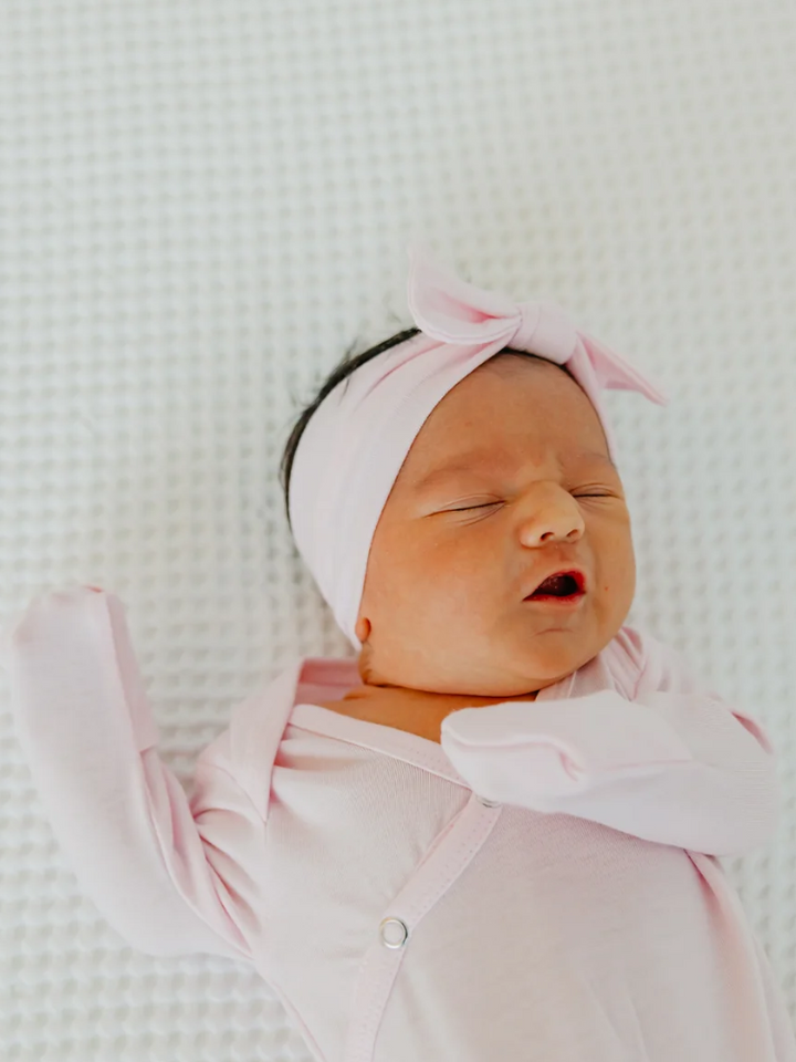 Copper Pearl Headband Bow - Blossom