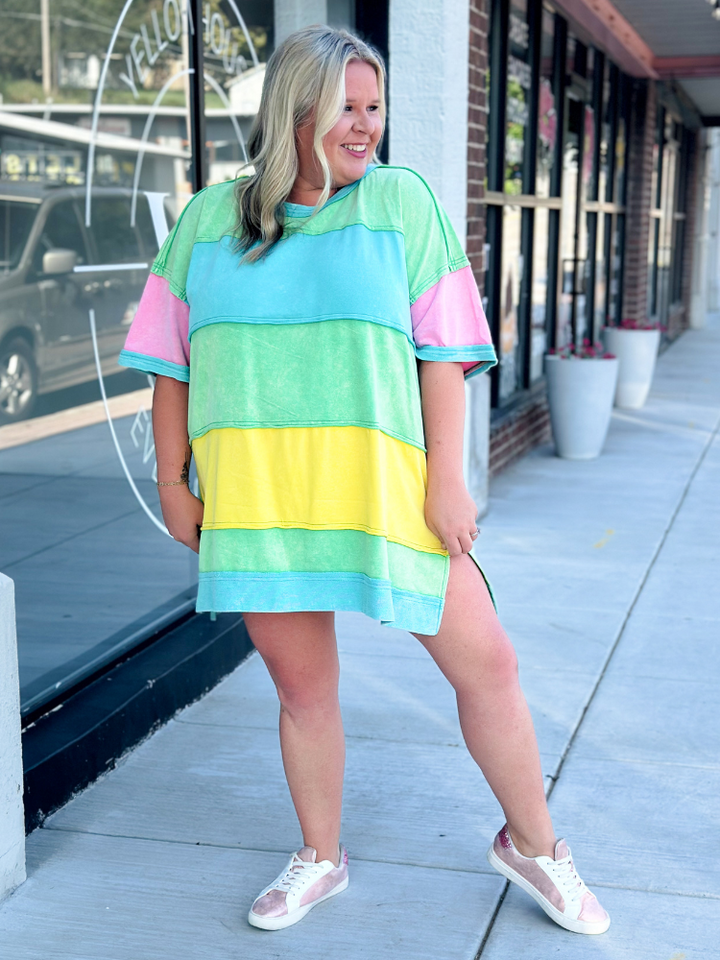 The Brady Tunic - Green Mix