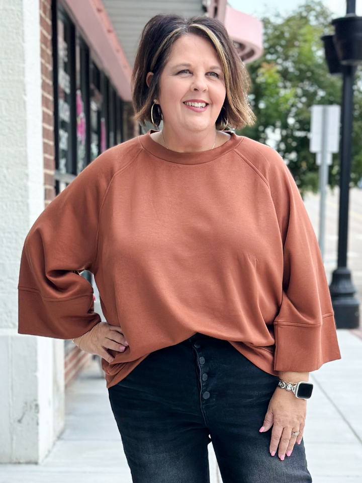 The Hattie Top - Terracotta