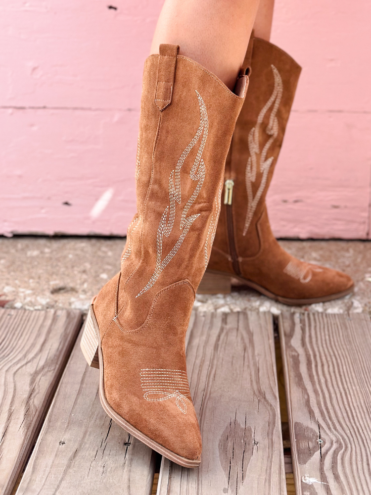 Headliner Boots - Tobacco Suede