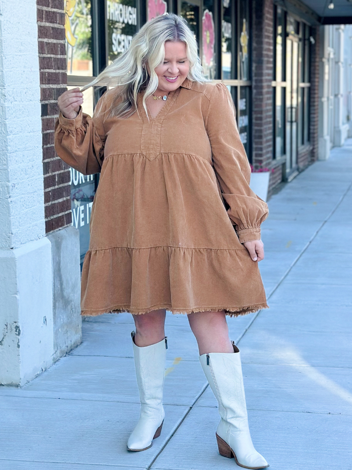 The Faye Dress - Camel