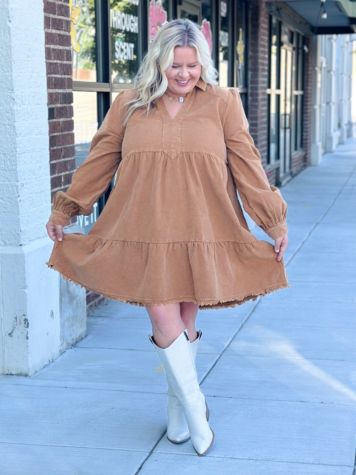 The Faye Dress - Camel