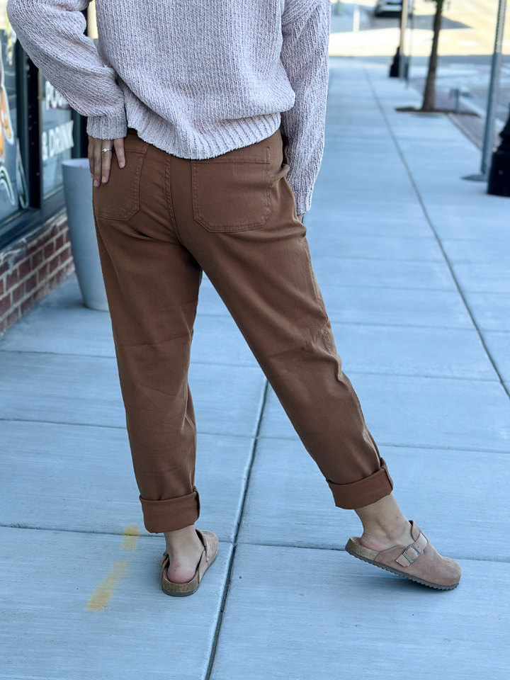 The Kai Jean Jogger - Camel