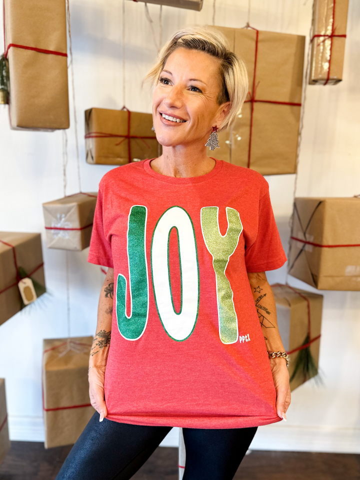 Joy Glitter Tee