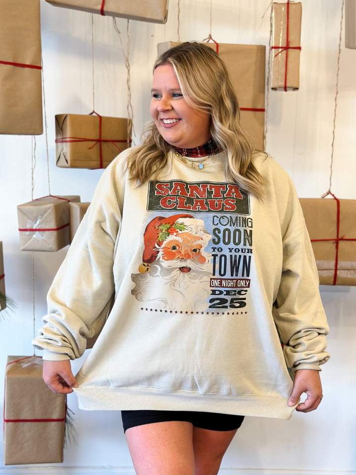 Santa Coming To Town Sweatshirt