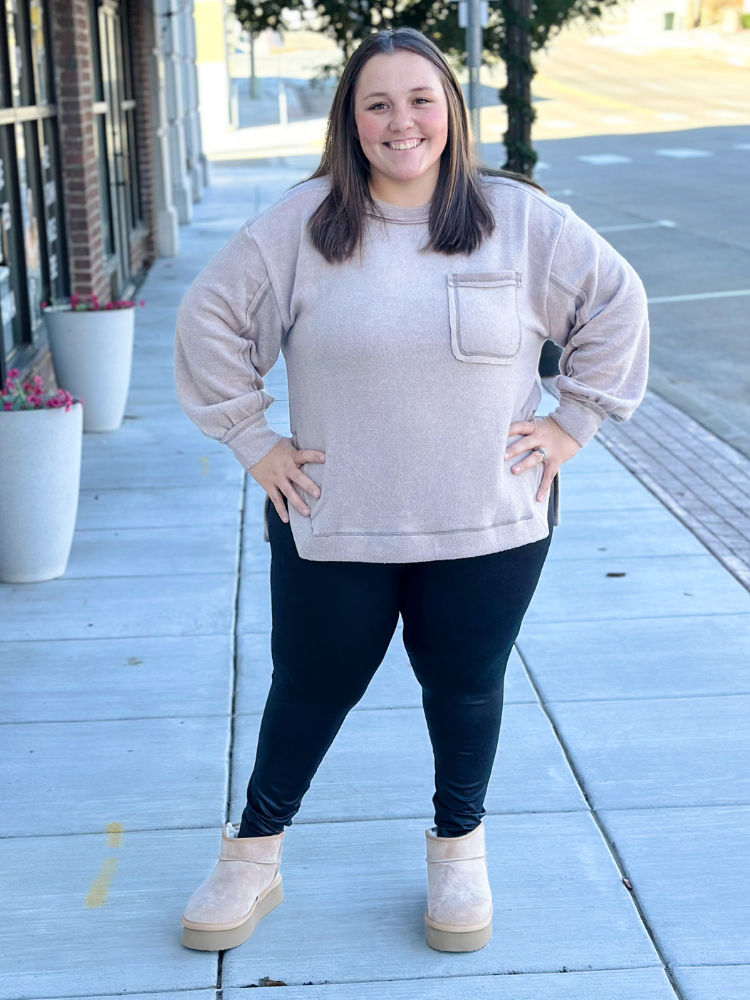 The Leah Sweater - Ash Mocha