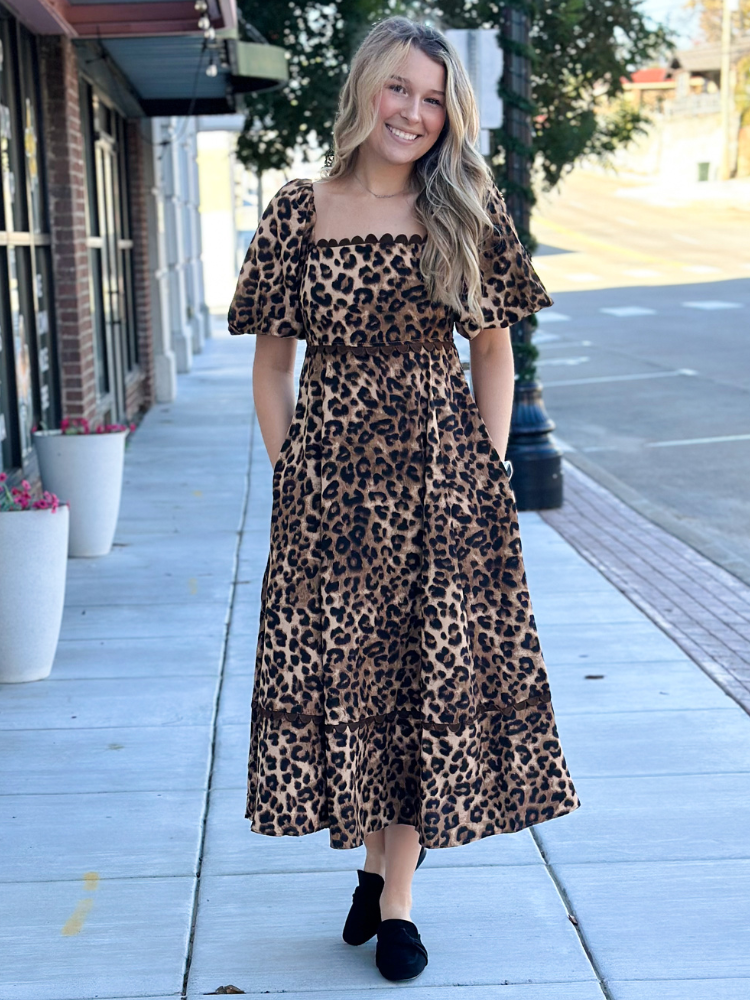 The Ernie Dress - Leopard