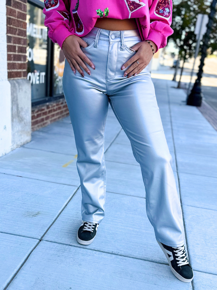 The Elli Jean - Metallic Sliver