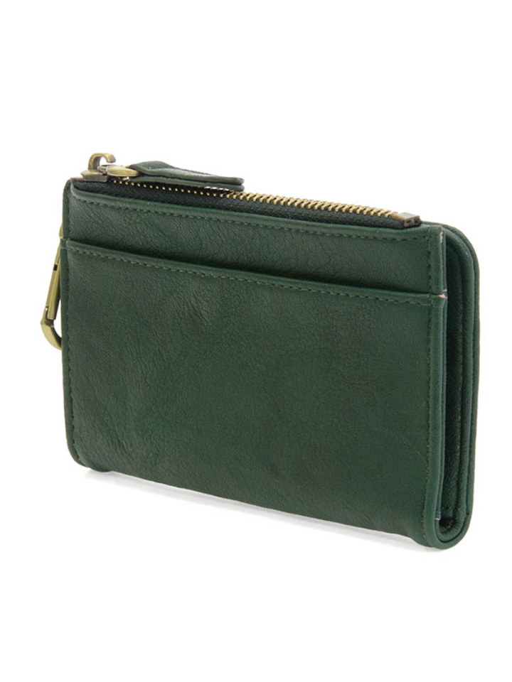 Joy Susan Bobbie Bifold Wallet - Deep Green