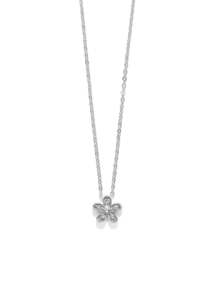 Brighton - Enchanting Flower Silver Necklace