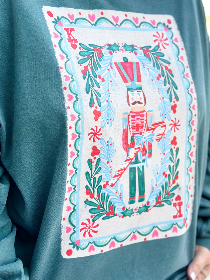 Nutcracker Playing Card Long Sleeve Tee