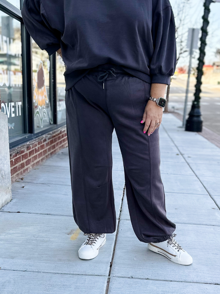 The Teddy Jogger - Charcoal