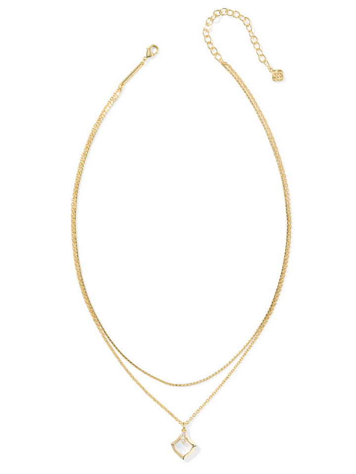 Kendra Scott Joelle Multi Strand Necklace - Gold Ivory MOP