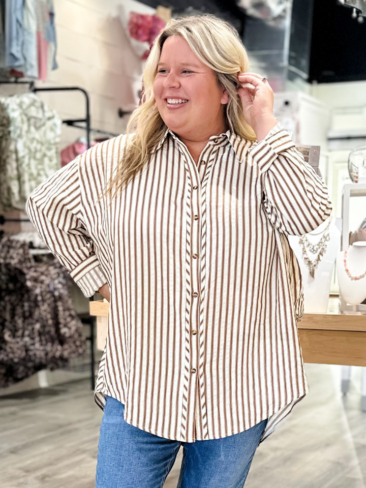 The Maggie Top - Brown