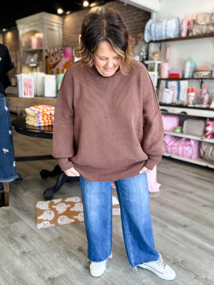 The Tara Sweater - Brown