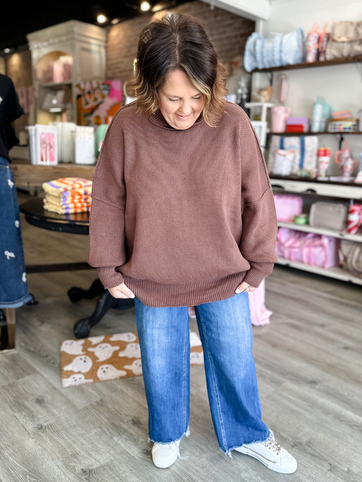 The Tara Sweater - Brown