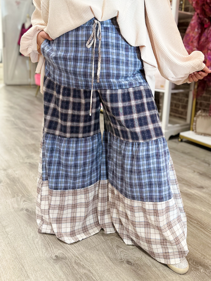 The Livvy Pants - Blue Combo