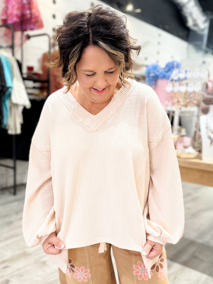 The Karlie Top - Cream