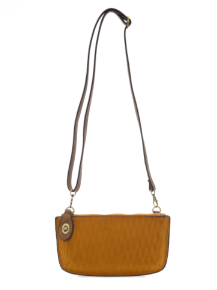 Joy Susan Corduroy Mini Crossbody Wristlet - Dijon