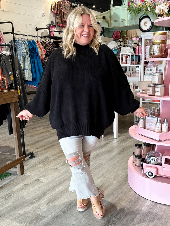 The Tara Sweater - Black