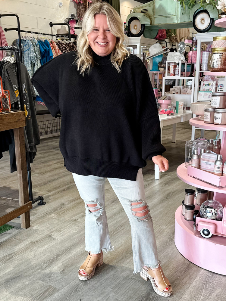 The Tara Sweater - Black