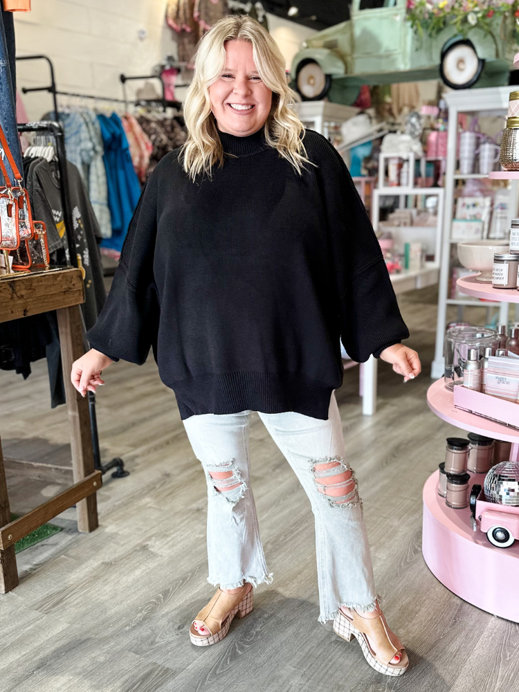 The Tara Sweater - Black