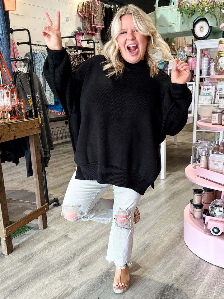 The Tara Sweater - Black