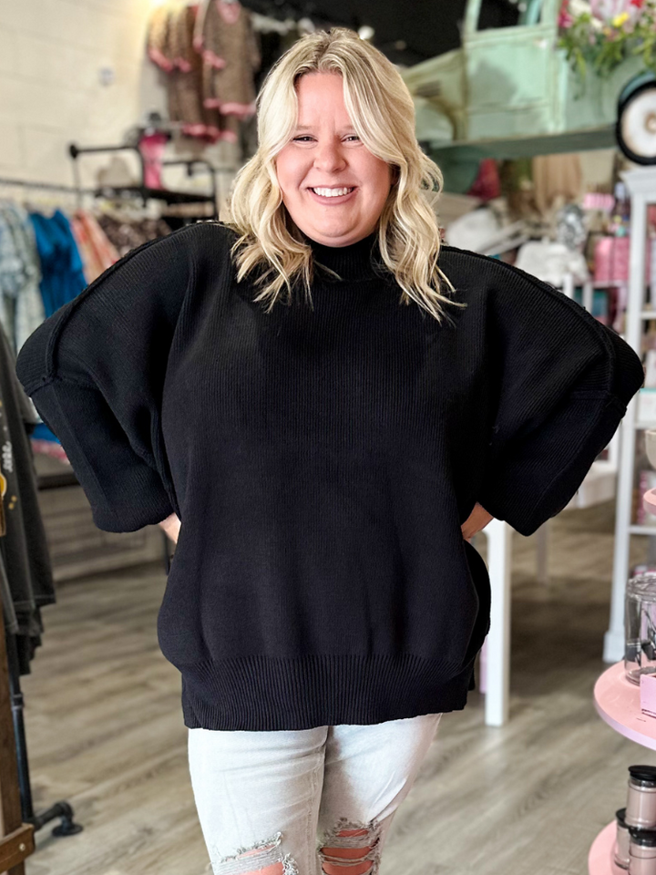 The Tara Sweater - Black