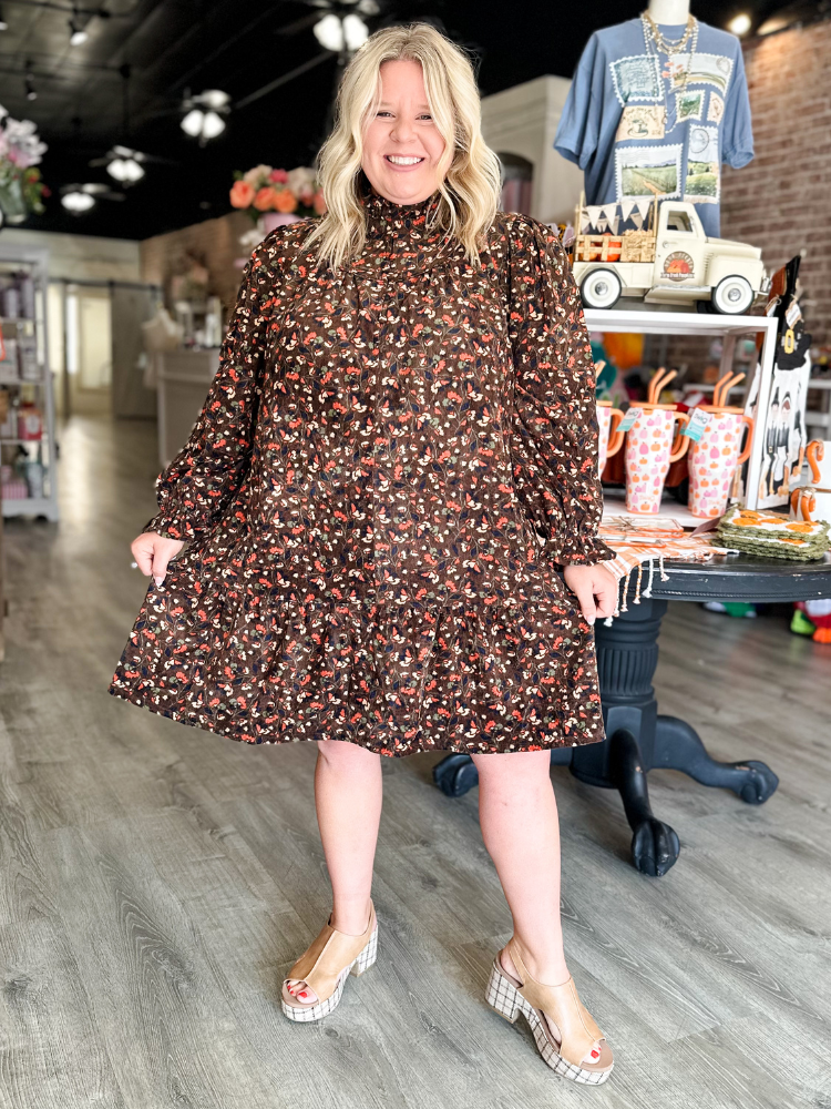 The Libby Dress - Chocolate Mix