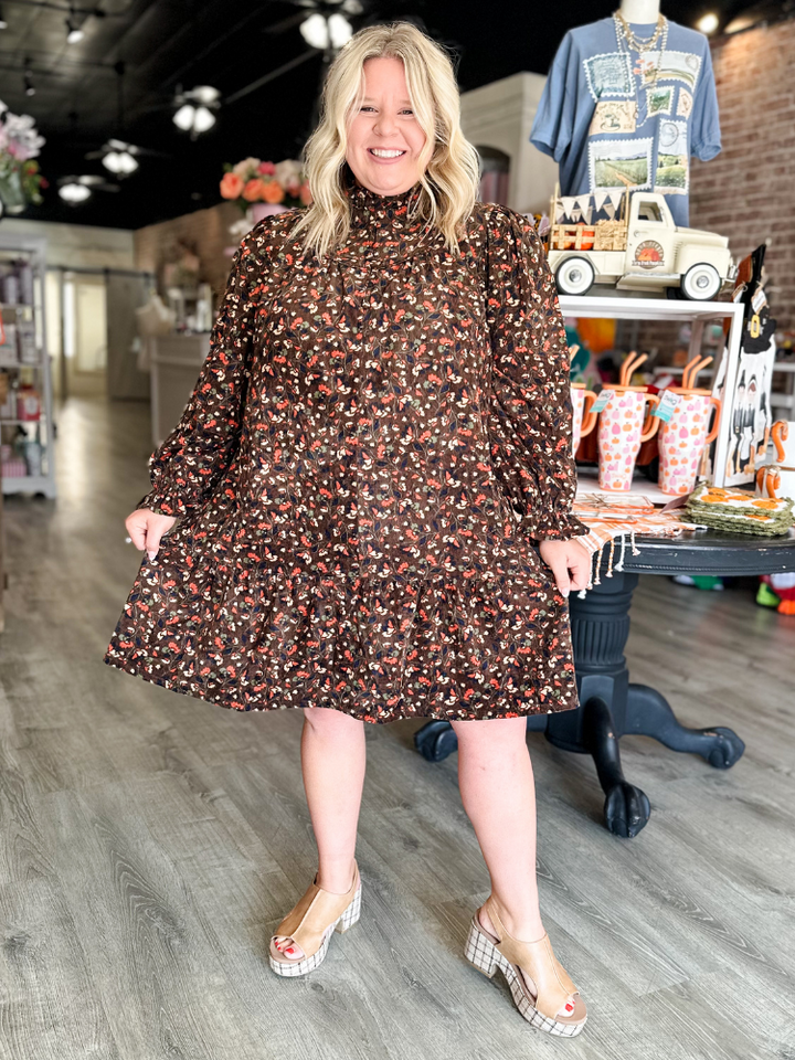 The Libby Dress - Chocolate Mix