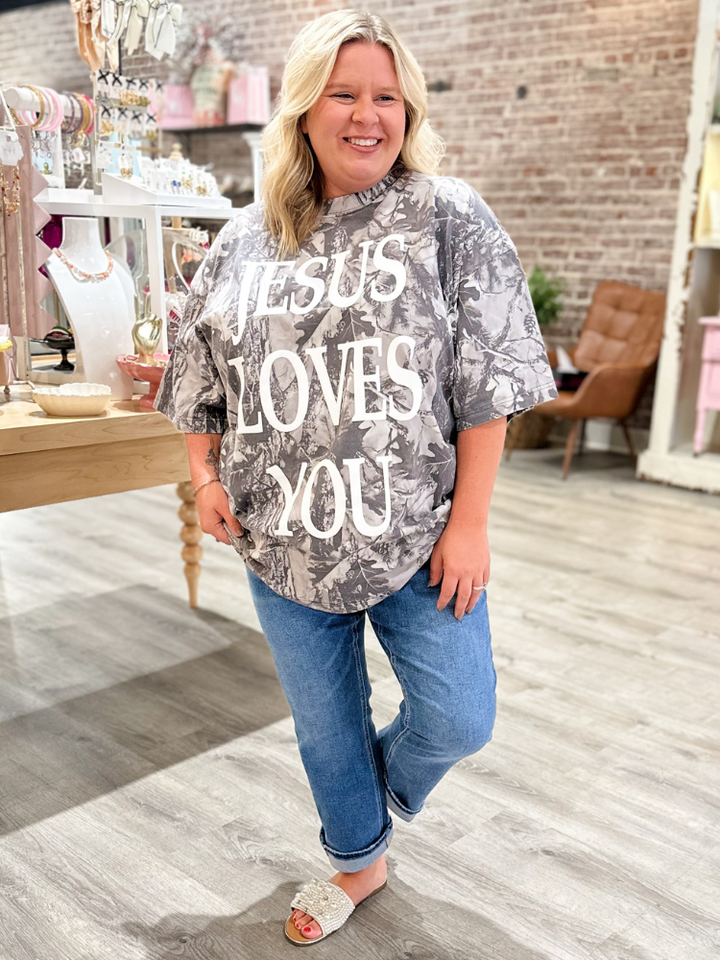 Jesus Loves You Camo Tee