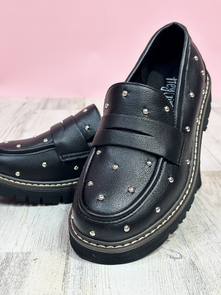 Stud Muffin Loafer - Black