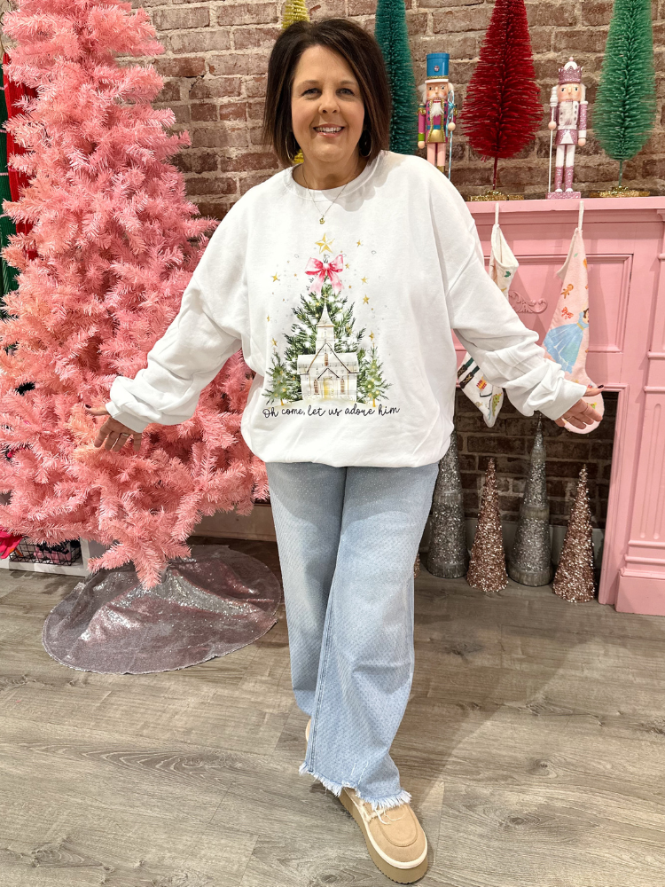 Come Let Us Sweatshirt - Cream