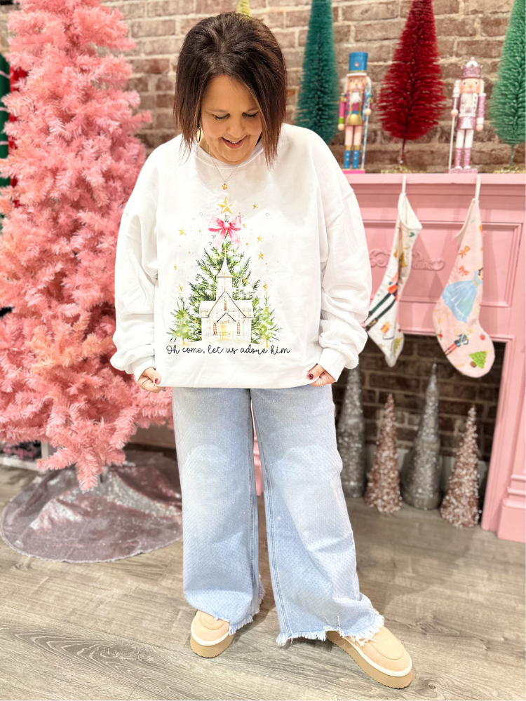 Come Let Us Sweatshirt - Cream