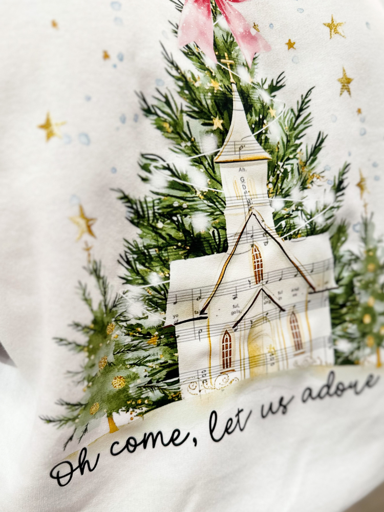 Come Let Us Sweatshirt - Cream