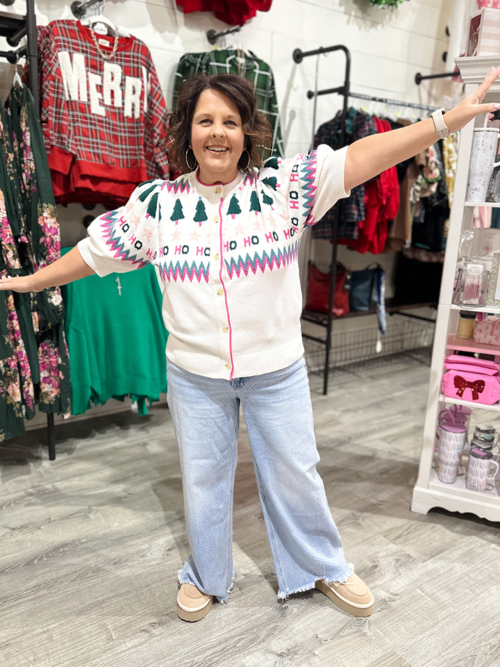 The Joy Top - Ivory Multi