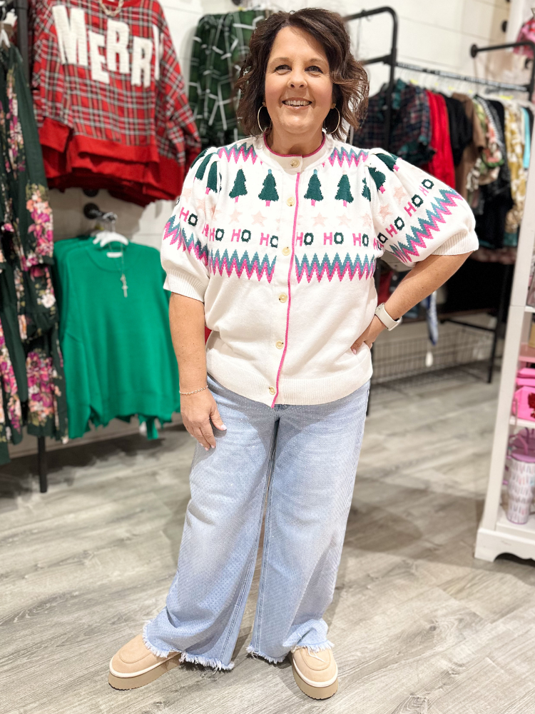 The Joy Top - Ivory Multi