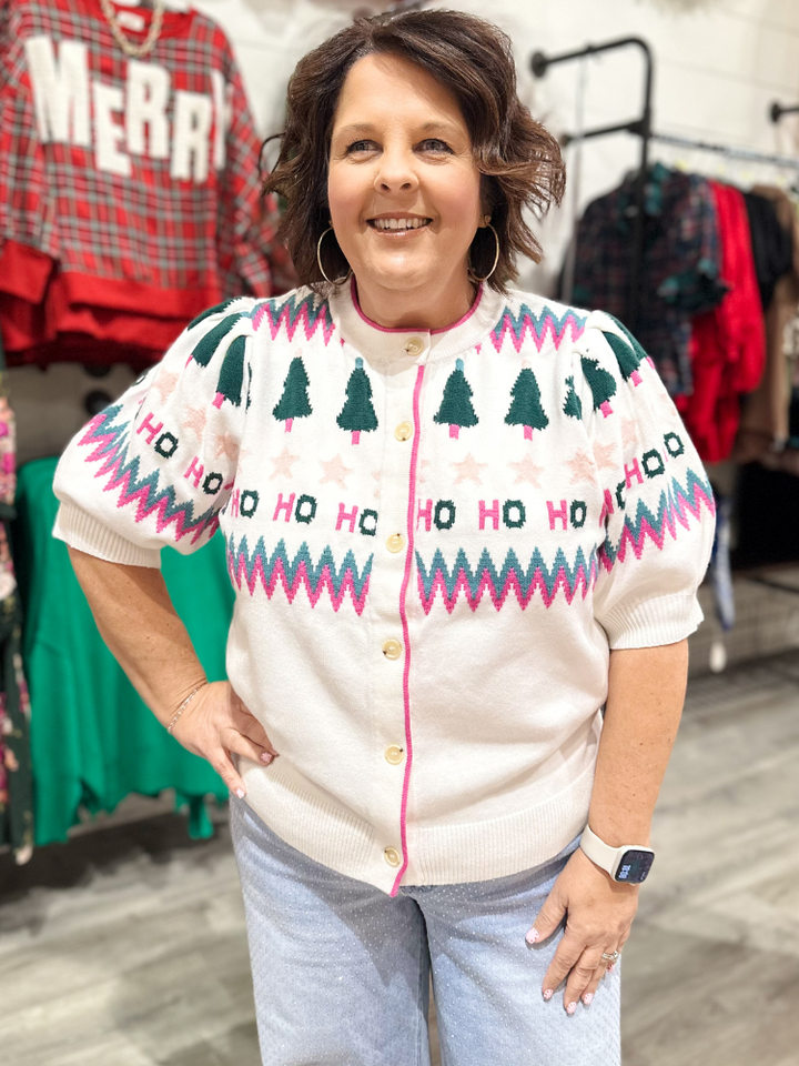 The Joy Top - Ivory Multi