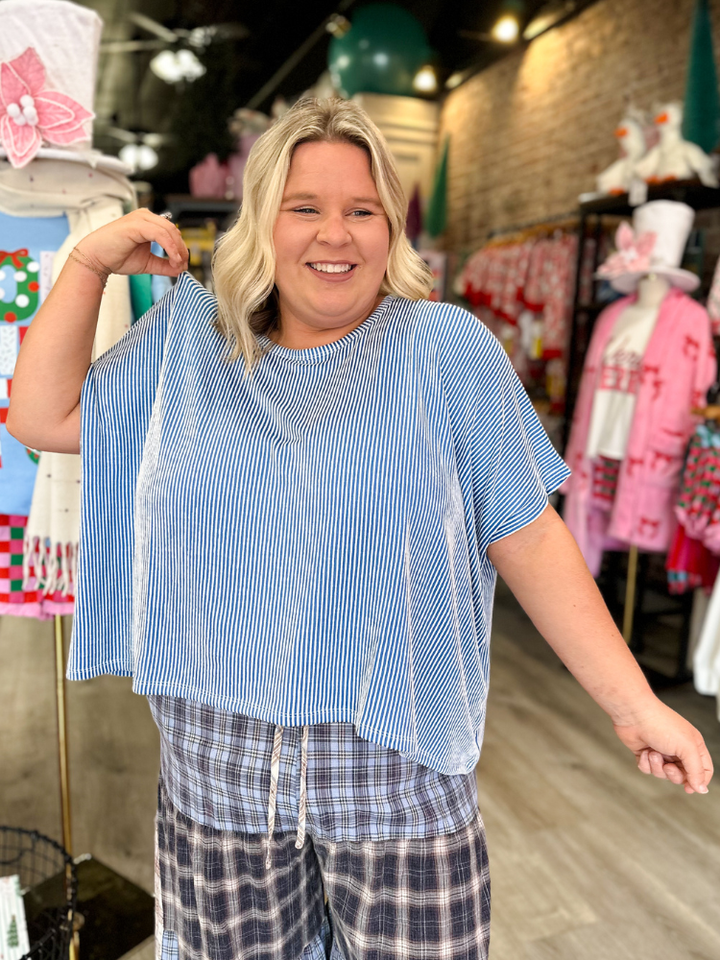 The Echo Top - Ocean Blue