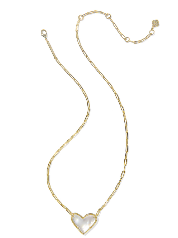 Kendra Scott Ari Statement Pendant Necklace - Gold & Ivory