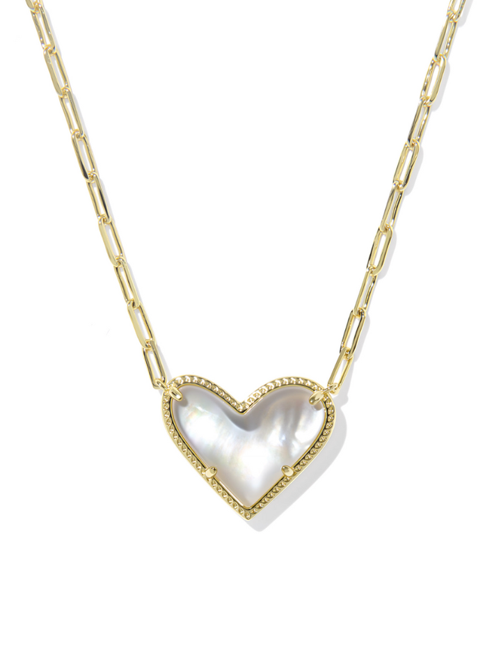 Kendra Scott Ari Statement Pendant Necklace - Gold & Ivory