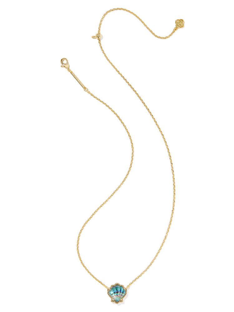 Kendra Scott Brynne Shell Pendant - Gold & Abalone